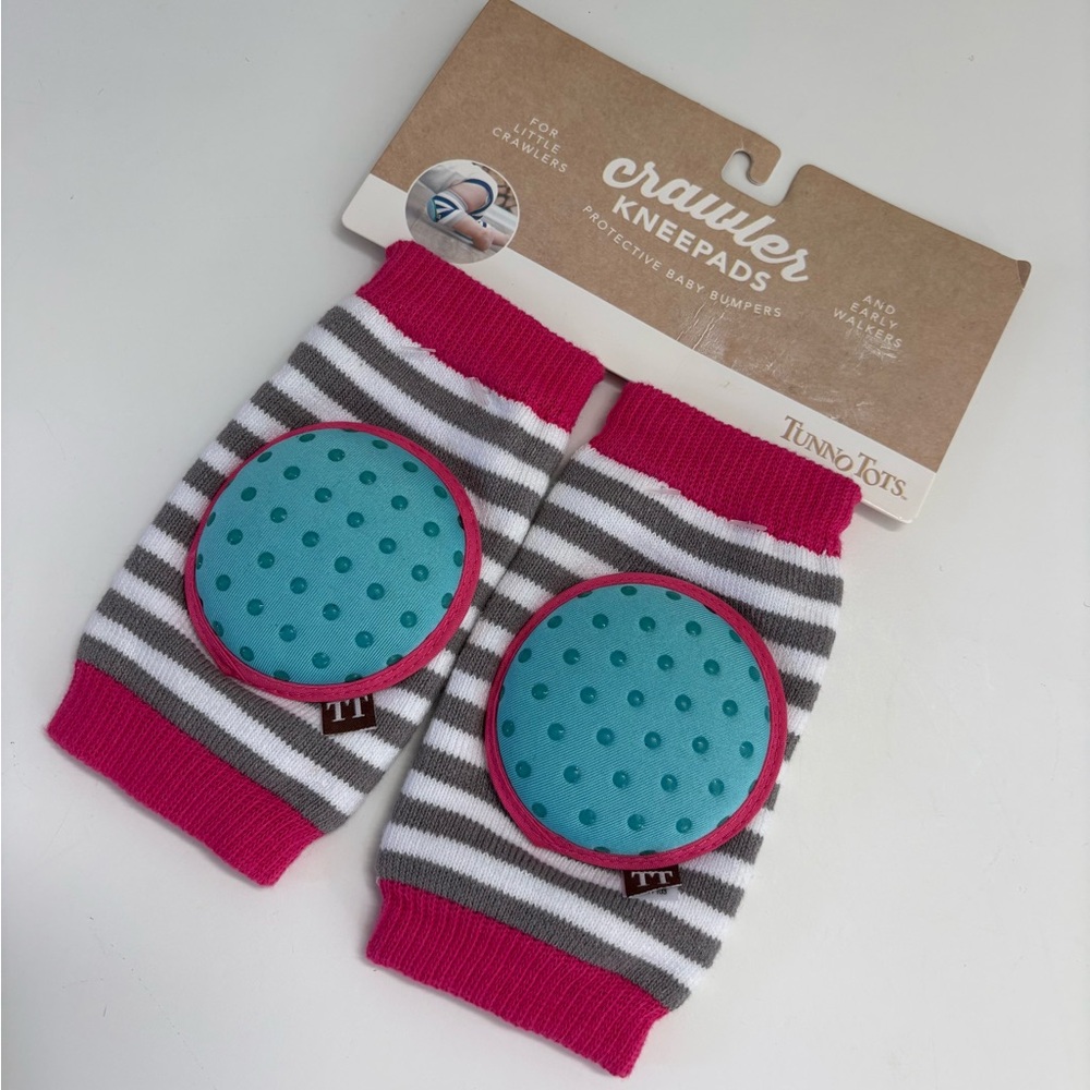 Tunno Tots Baby Crawler Knee Pads with Anti-Slip Grip & Extra Padding